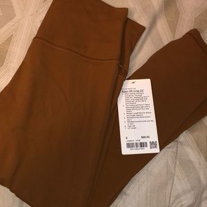 Copper brown Lululemon Align crop